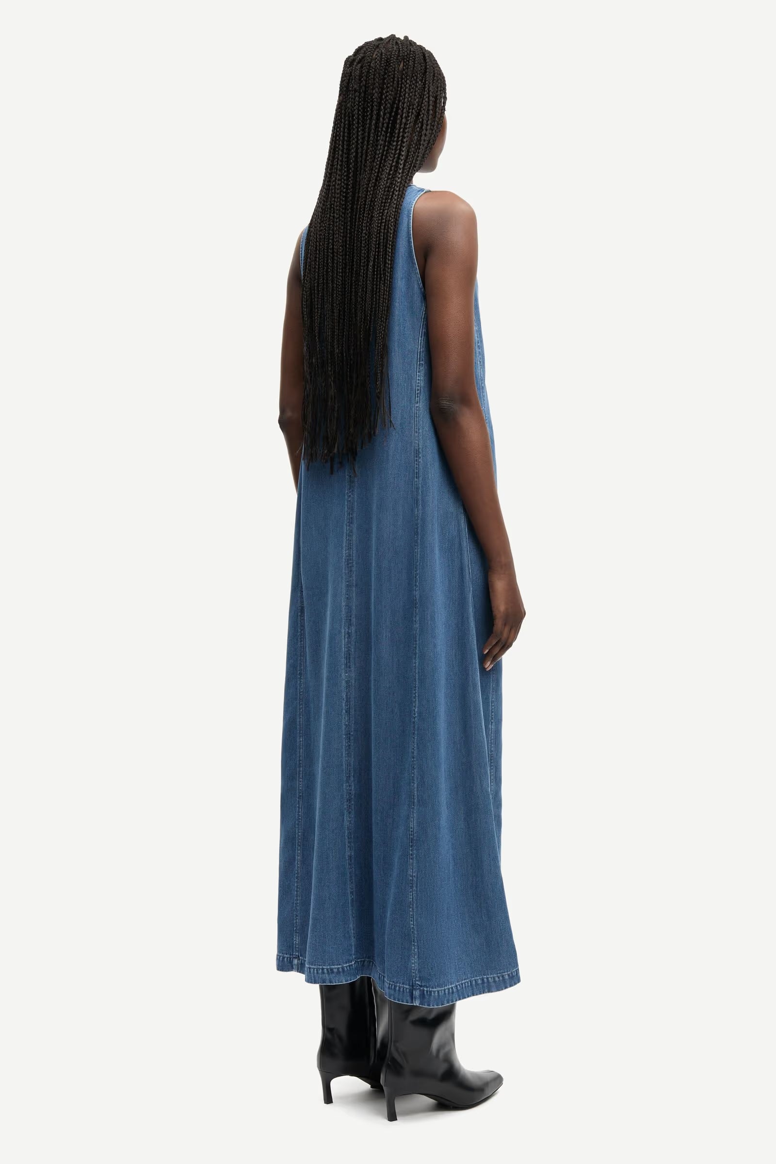 Samsøe Samsøe - Saskylar Dress in Medium Denim Blue