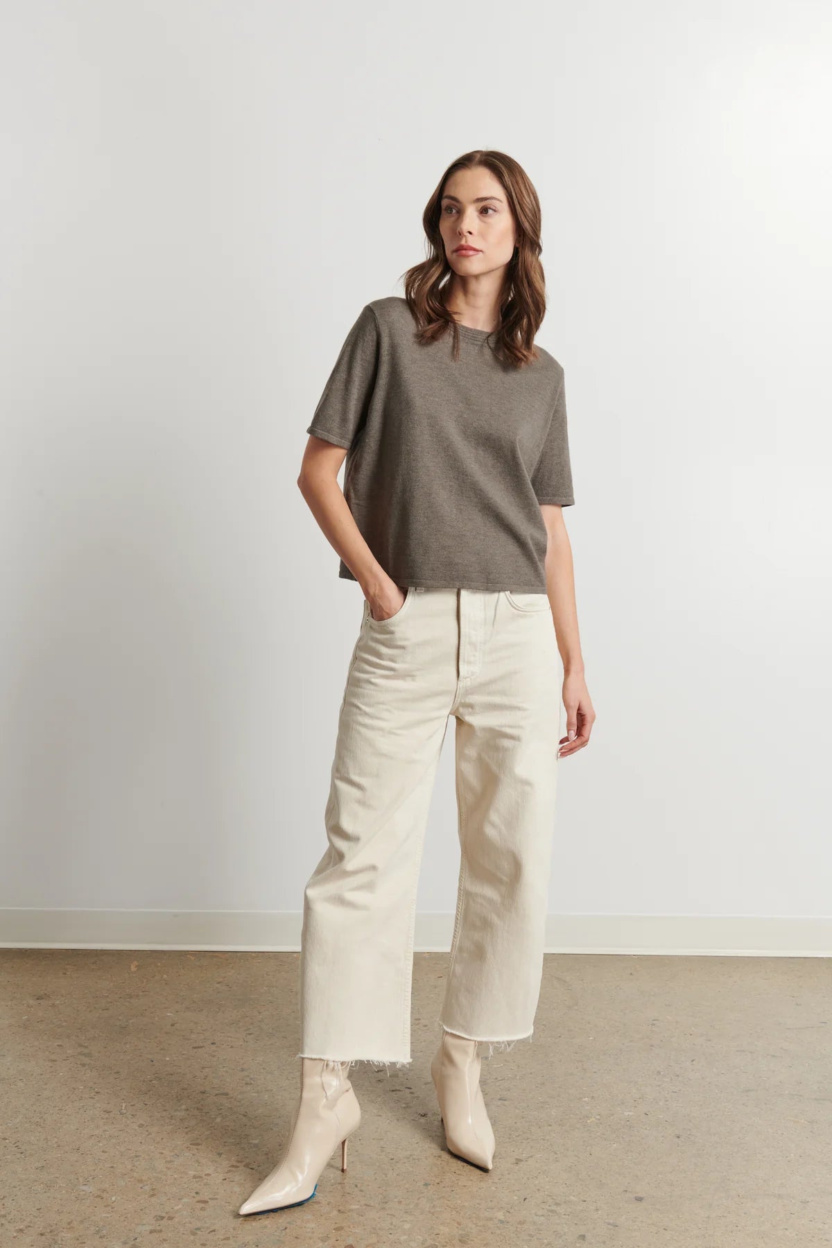 LINE Knitwear - Theo Short Sleeve Sweater
