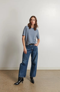 LINE Knitwear - Theo Short Sleeve Sweater