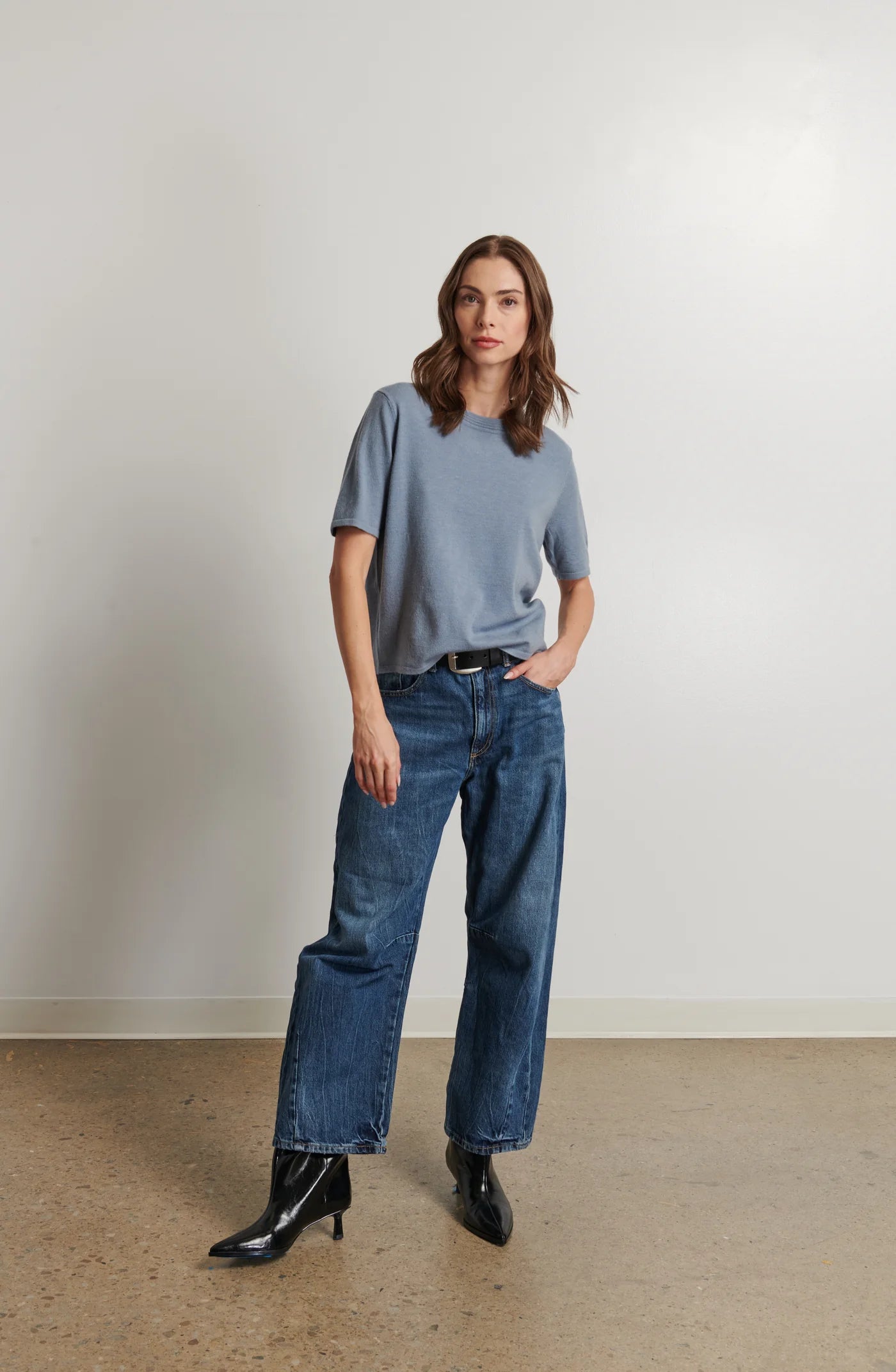 LINE Knitwear - Theo Short Sleeve Sweater