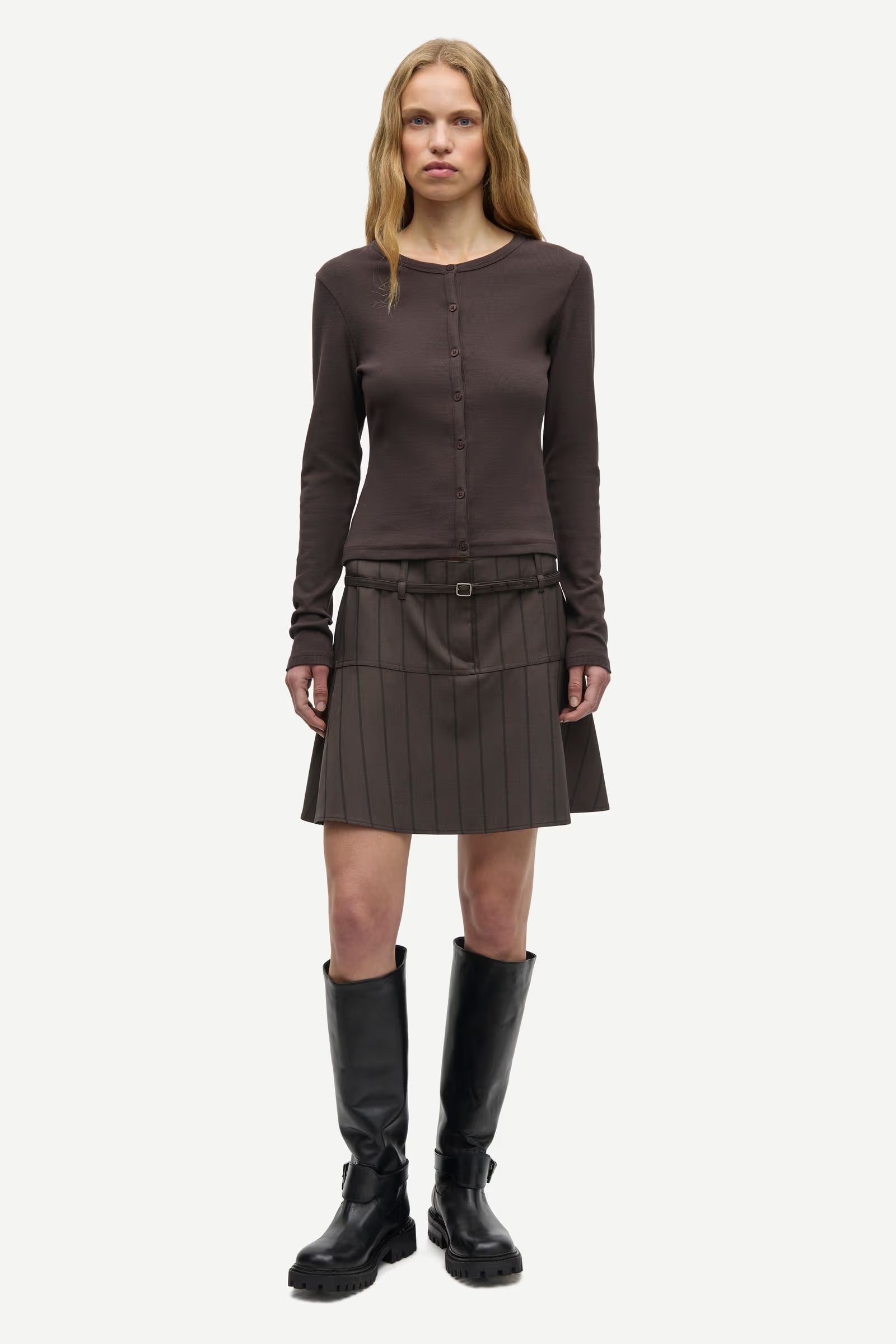 Samsøe Samsøe - Saalexo Cardigan in Mulch