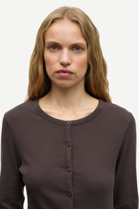 Samsøe Samsøe - Saalexo Cardigan in Mulch