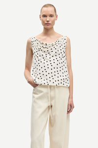 Samsøe Samsøe - Sapoppy Top in Drifting Dots Egret