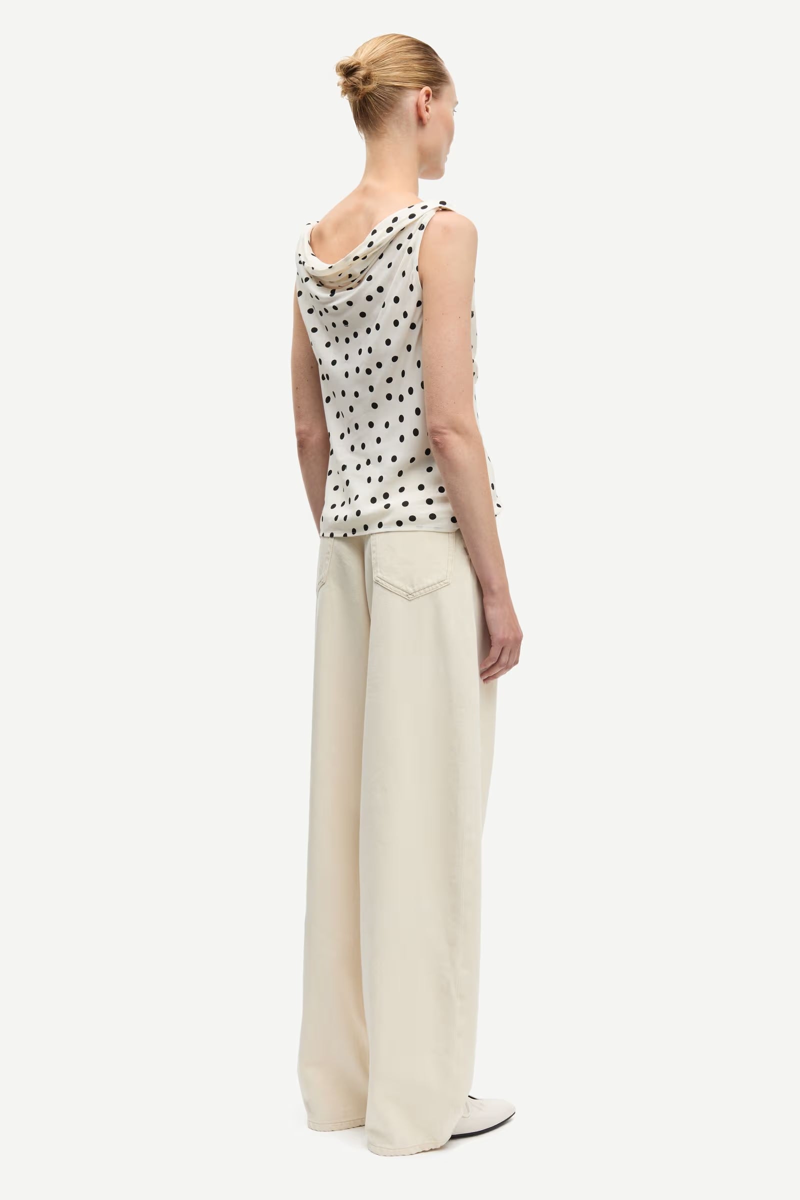 Samsøe Samsøe - Sapoppy Top in Drifting Dots Egret