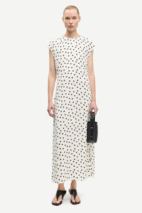 Samsøe Samsøe - Sapoppy Dress in Drifting Dots Egret