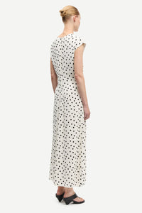 Samsøe Samsøe - Sapoppy Dress in Drifting Dots Egret
