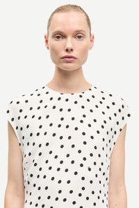Samsøe Samsøe - Sapoppy Dress in Drifting Dots Egret