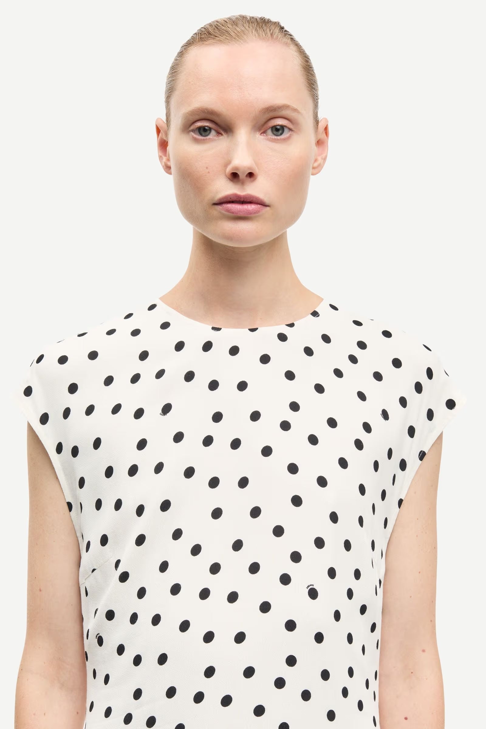 Samsøe Samsøe - Sapoppy Dress in Drifting Dots Egret