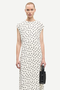 Samsøe Samsøe - Sapoppy Dress in Drifting Dots Egret