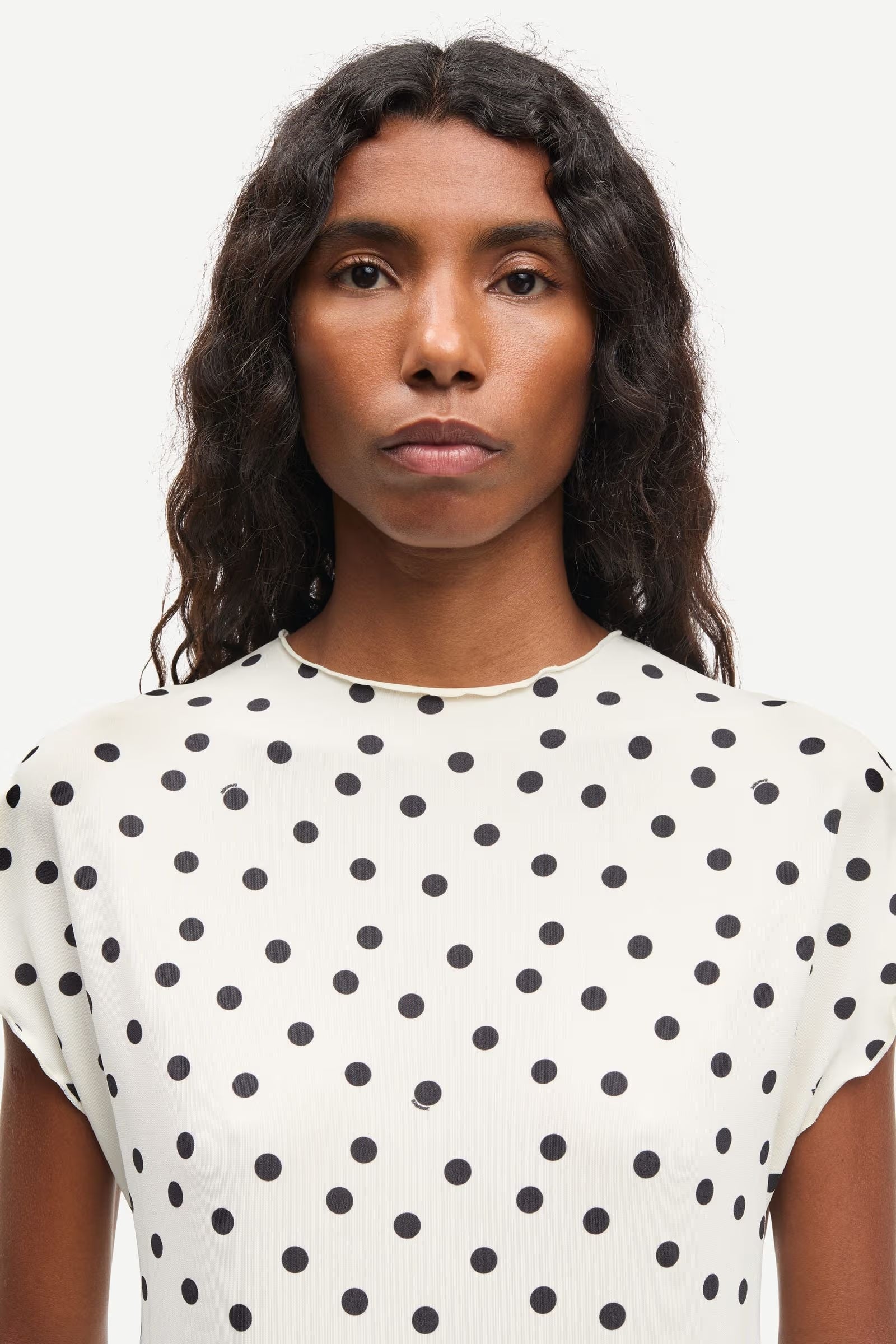 Samsøe Samsøe - Saumi Top in Drifting Dots Egret