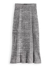 Scotch & Soda - Ribbed Knit Maxi Skirt in Black