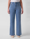 Yoga Jeans - Lily Wide Leg Jeans in French Blue