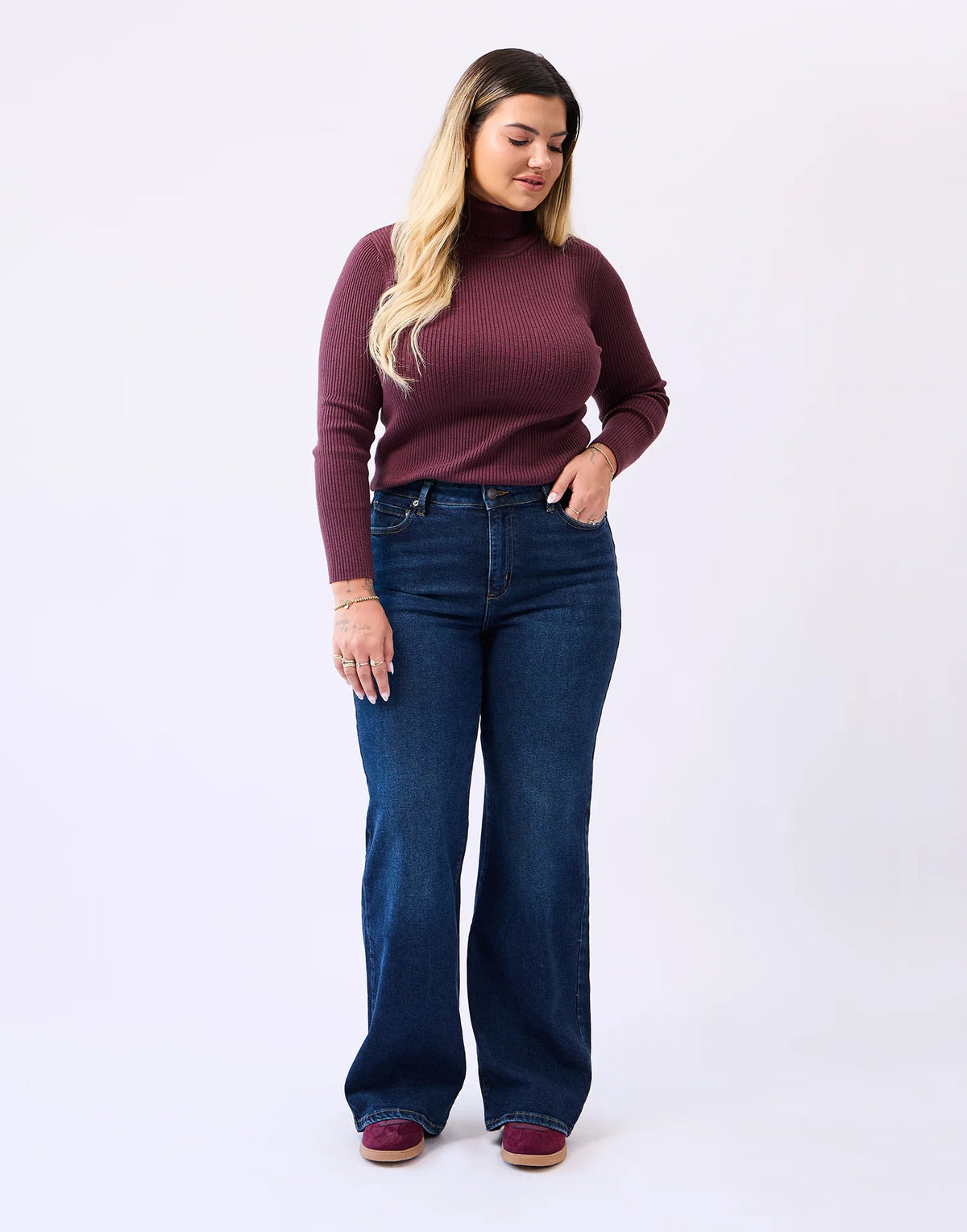 Yoga Jeans - Lily Wide Leg in Maia