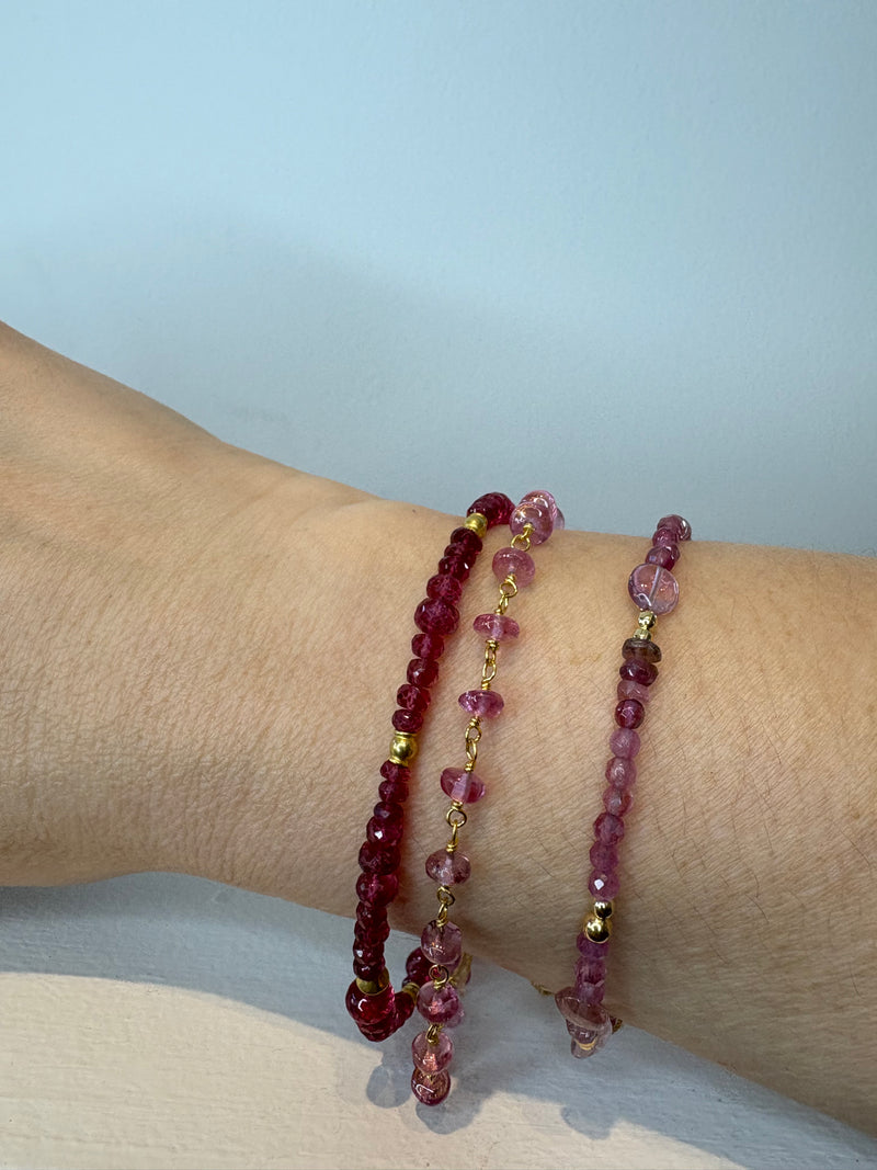 Studio Skanda by Mary Wakefield - Pink Chain Bracelet