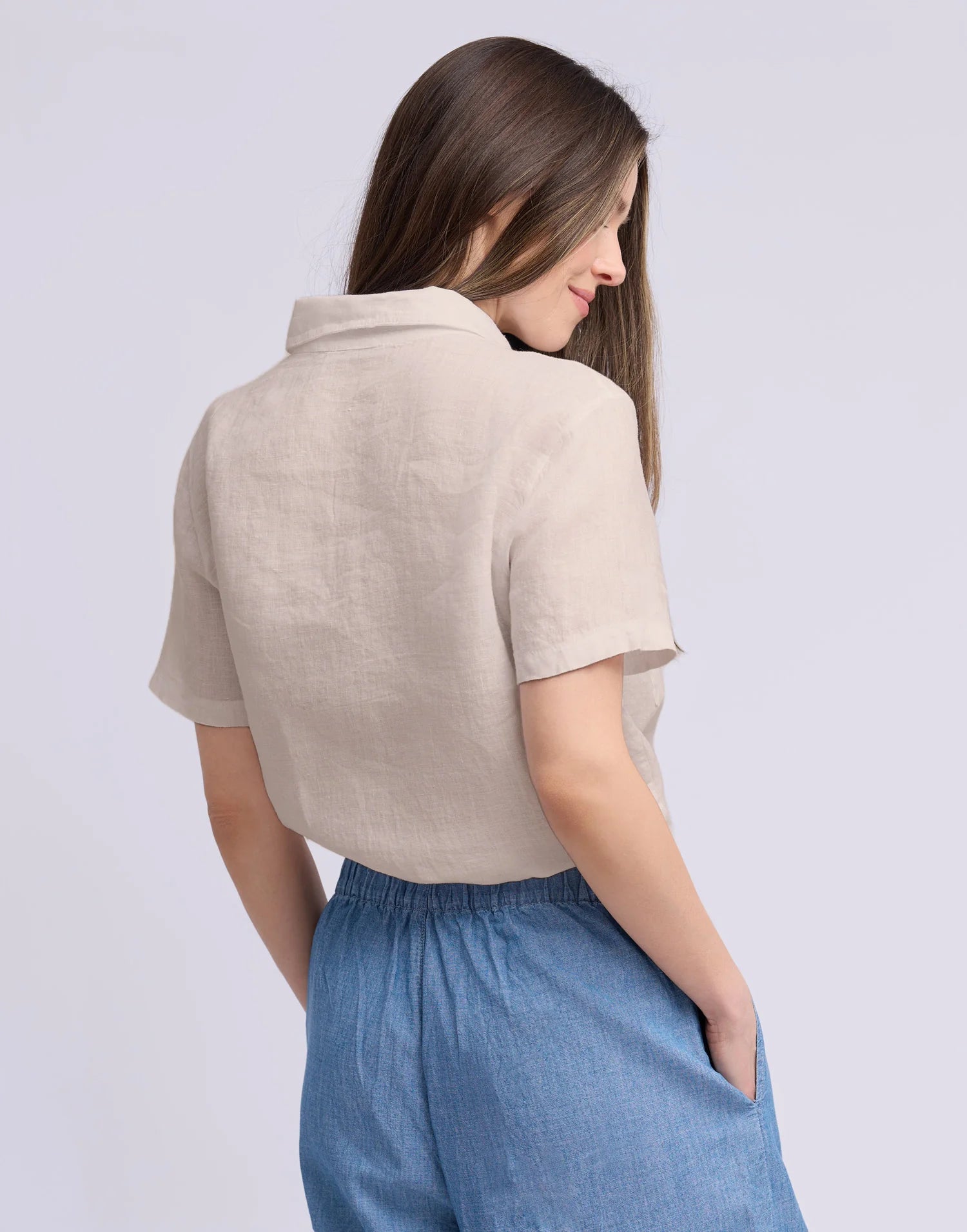 Yoga Jeans - Chiara - Linen Button Down Shirt