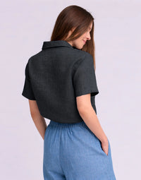 Yoga Jeans - Chiara - Linen Button Down Shirt