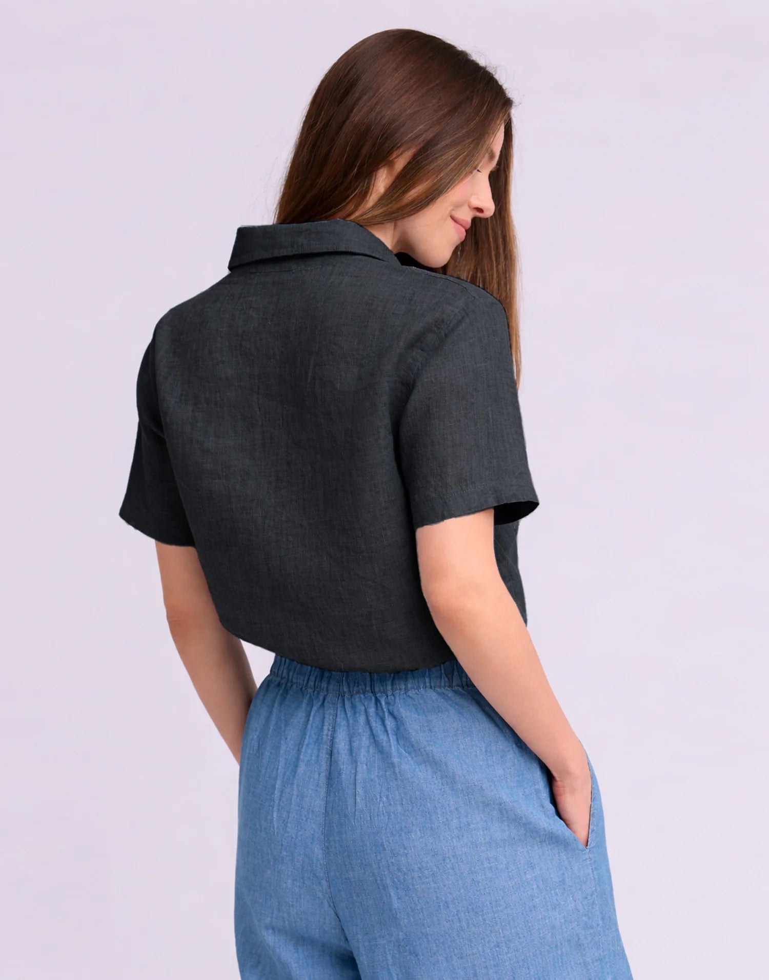 Yoga Jeans - Chiara - Linen Button Down Shirt