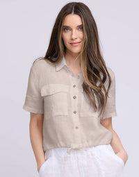 Yoga Jeans - Chiara - Linen Button Down Shirt