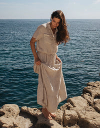 Yoga Jeans - Chiara - Linen Button Down Shirt