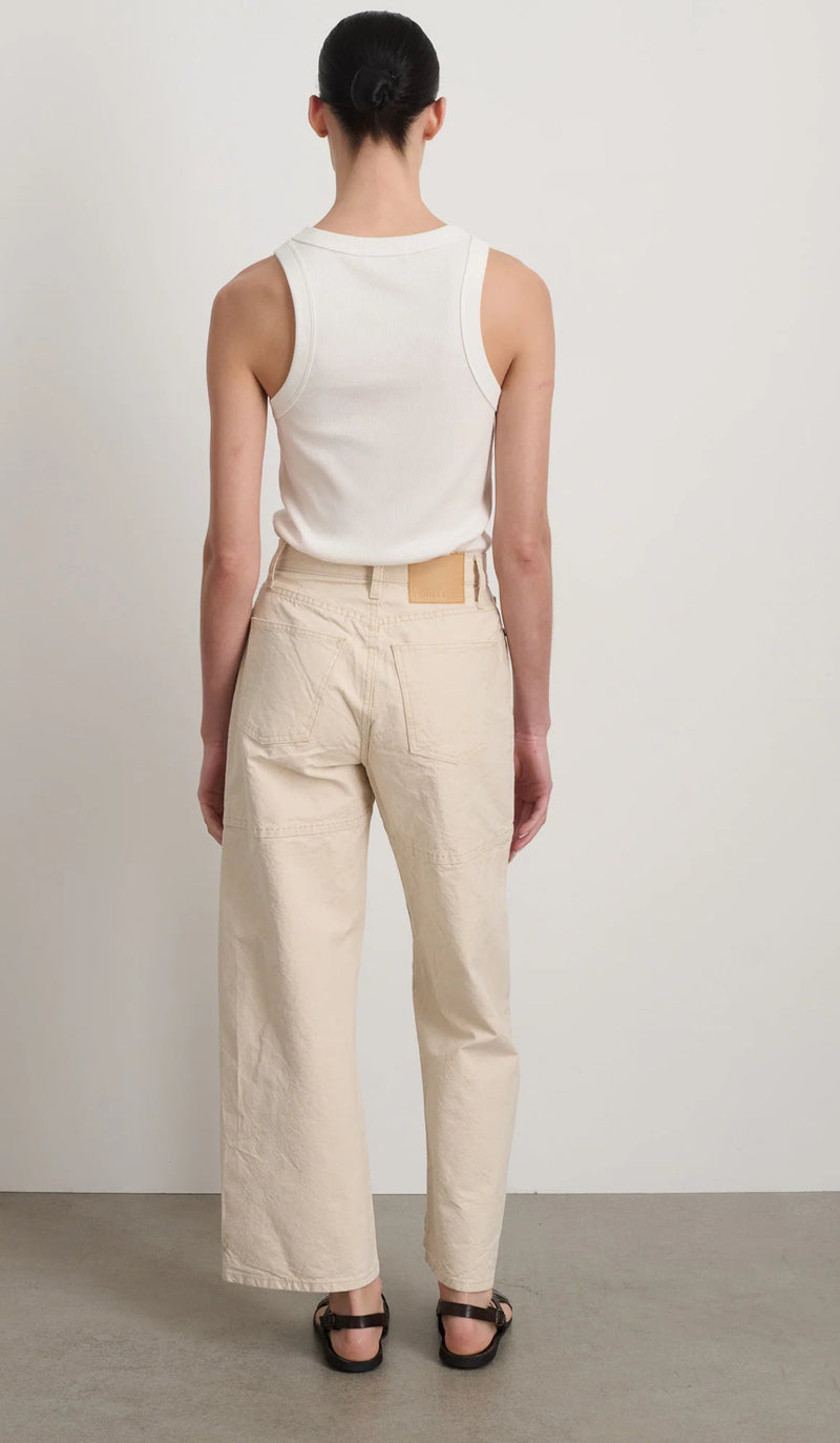 B Sides Jeans - Elissa Jean Patch Pocket in Mere White