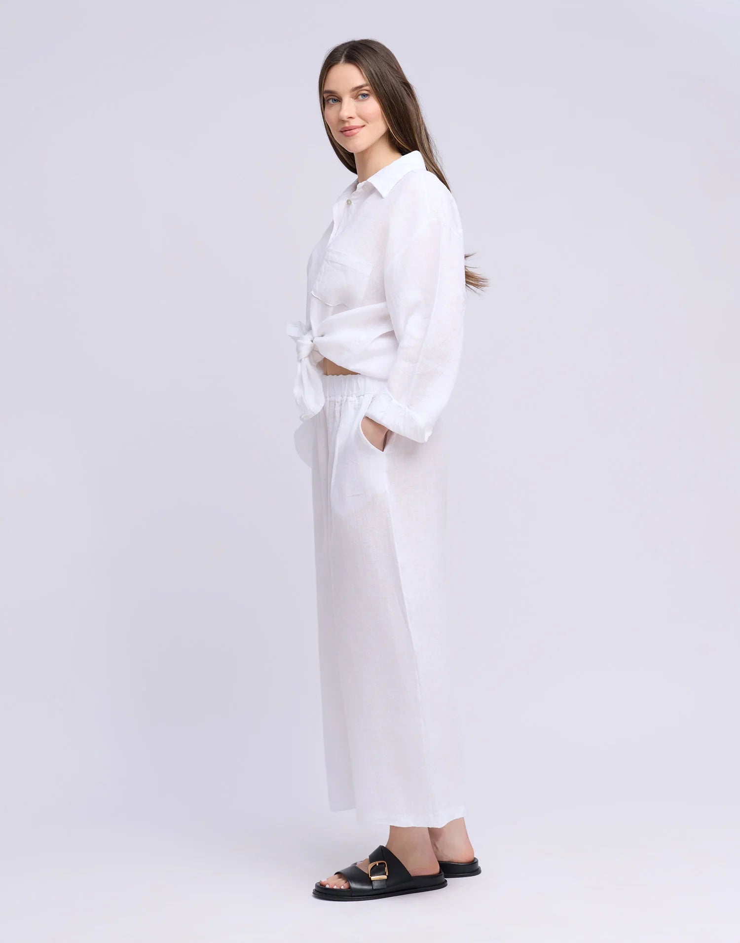 Yoga Jeans - Sofia - Linen Capri Pants