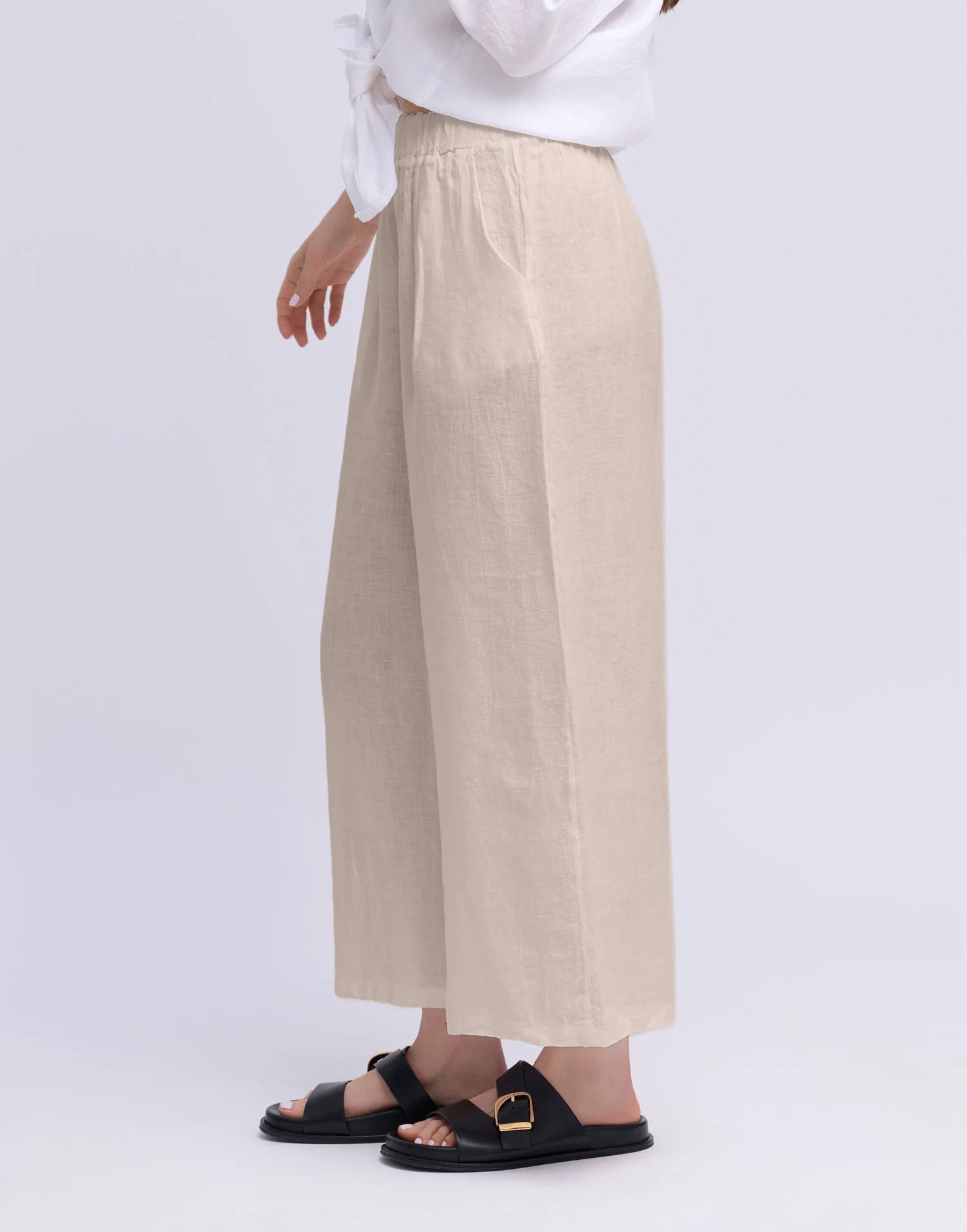 Yoga Jeans - Sofia - Linen Capri Pants
