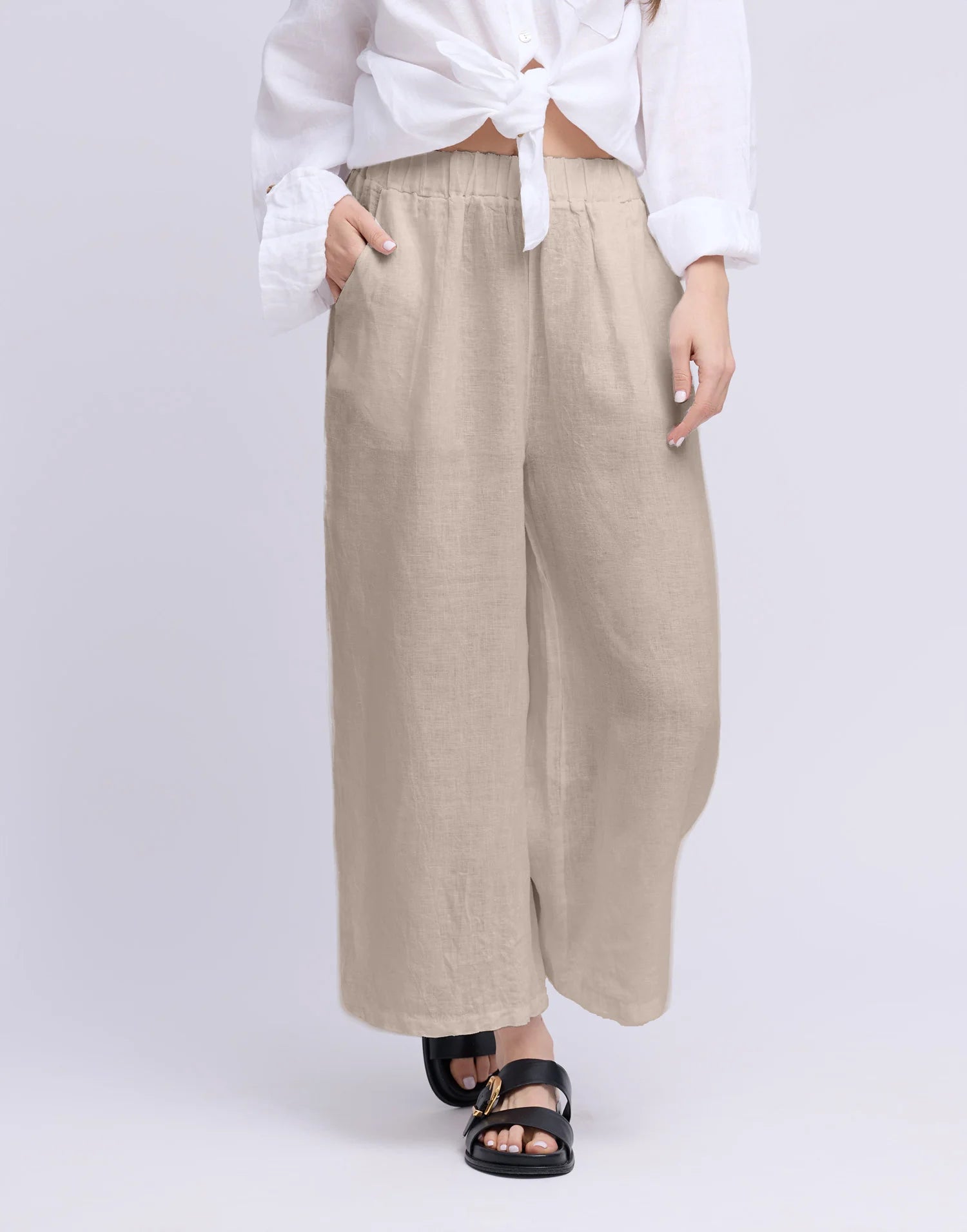 Yoga Jeans - Sofia - Linen Capri Pants