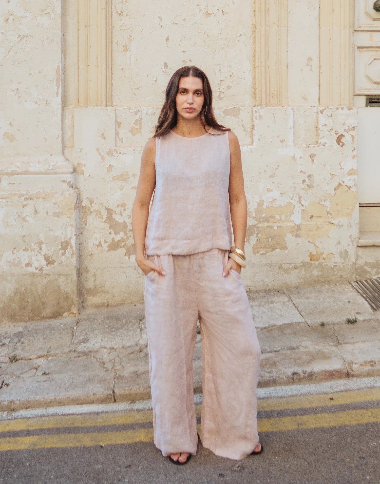 Yoga Jeans - Sofia - Linen Capri Pants