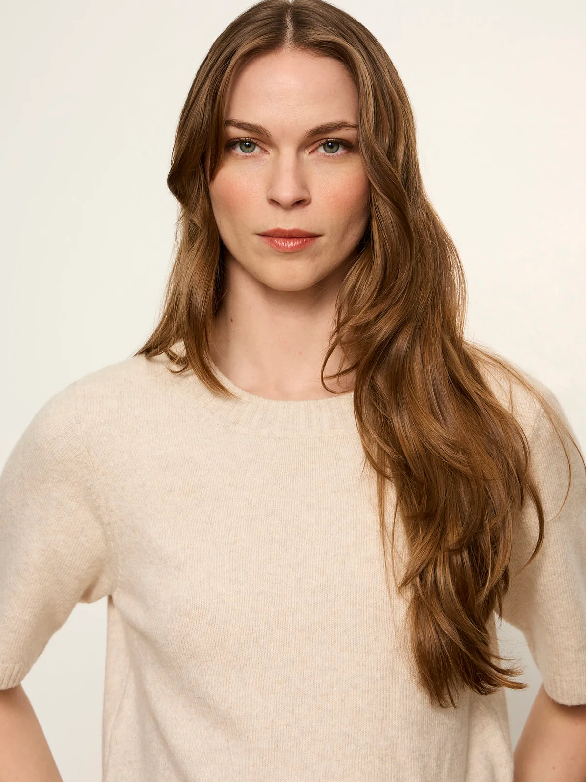 Sanctuary - Perfect Sweater Tee - Heather Dark Bone