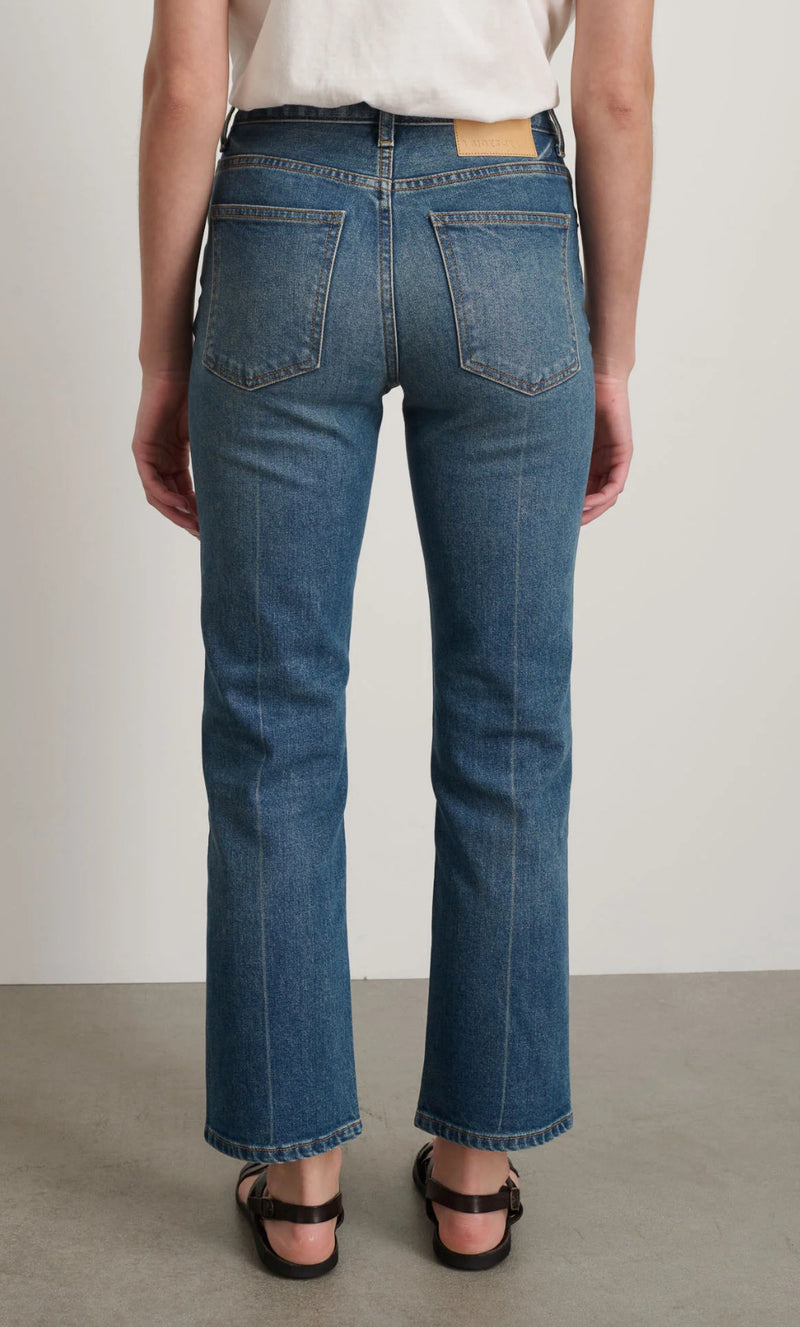 B Sides Jeans - Rae Stretch Crop in Vista Blue