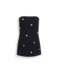 Splendid - Cella Jane Collection - Polka Dot Top in Black
