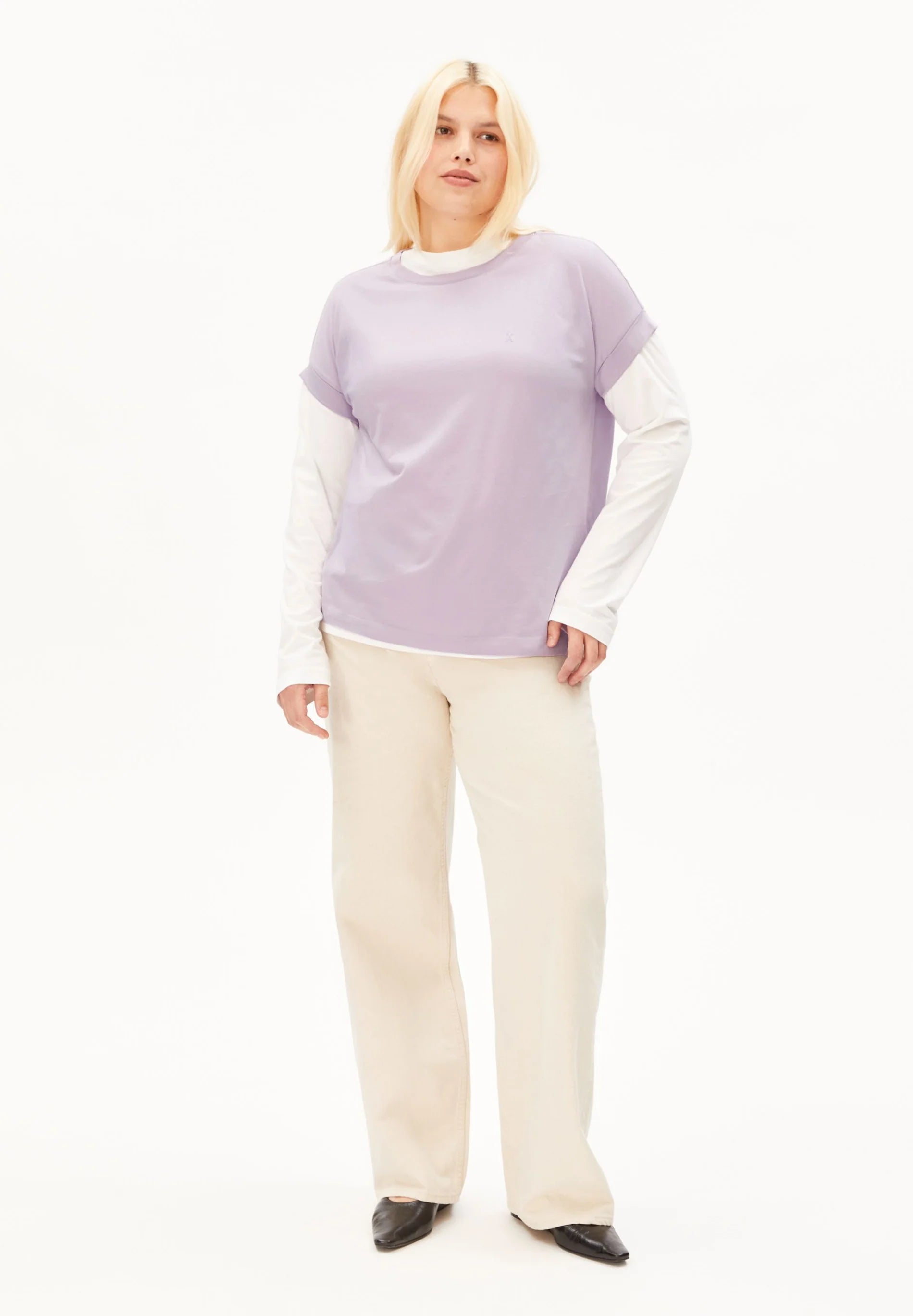 ArmedAngels - Idaara T-Shirt in Moonlit Lilac