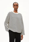 ArmedAngels - Frankaa Maarlen Stripe Sweat in Undyed-black