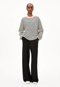 ArmedAngels - Frankaa Maarlen Stripe Sweat in Undyed-black