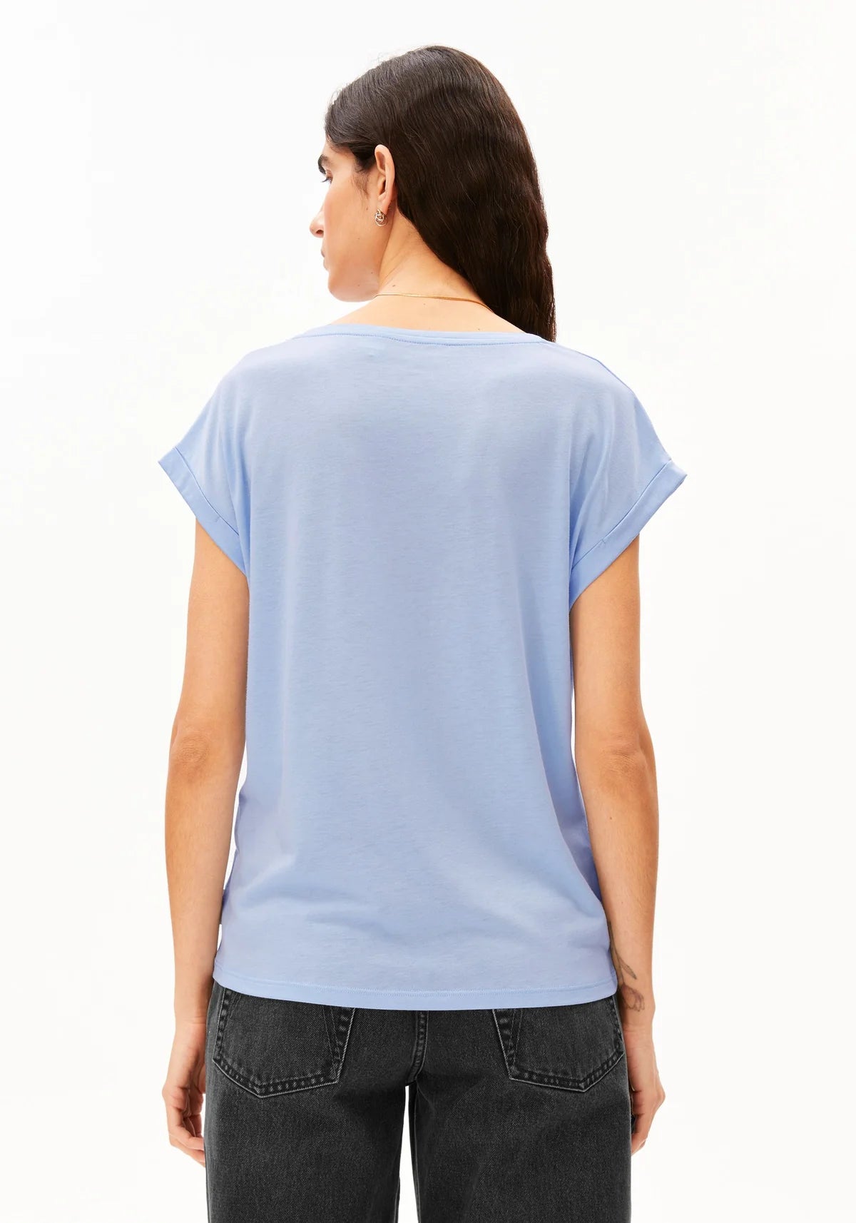ArmedAngels - Jilaana T-Shirt in Soft Blue