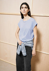 ArmedAngels - Jilaana T-Shirt in Soft Blue