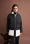 ArmedAngels - Joaniaas Knit Jacket in Steel Melange