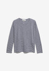 ArmedAngels - Xianaa Stripes Longsleeve Top in Oatmilk/Blue Noon