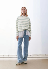 ArmedAngels - Iconic Å Frankaa Bold Sweatshirt in Undyed-Foam