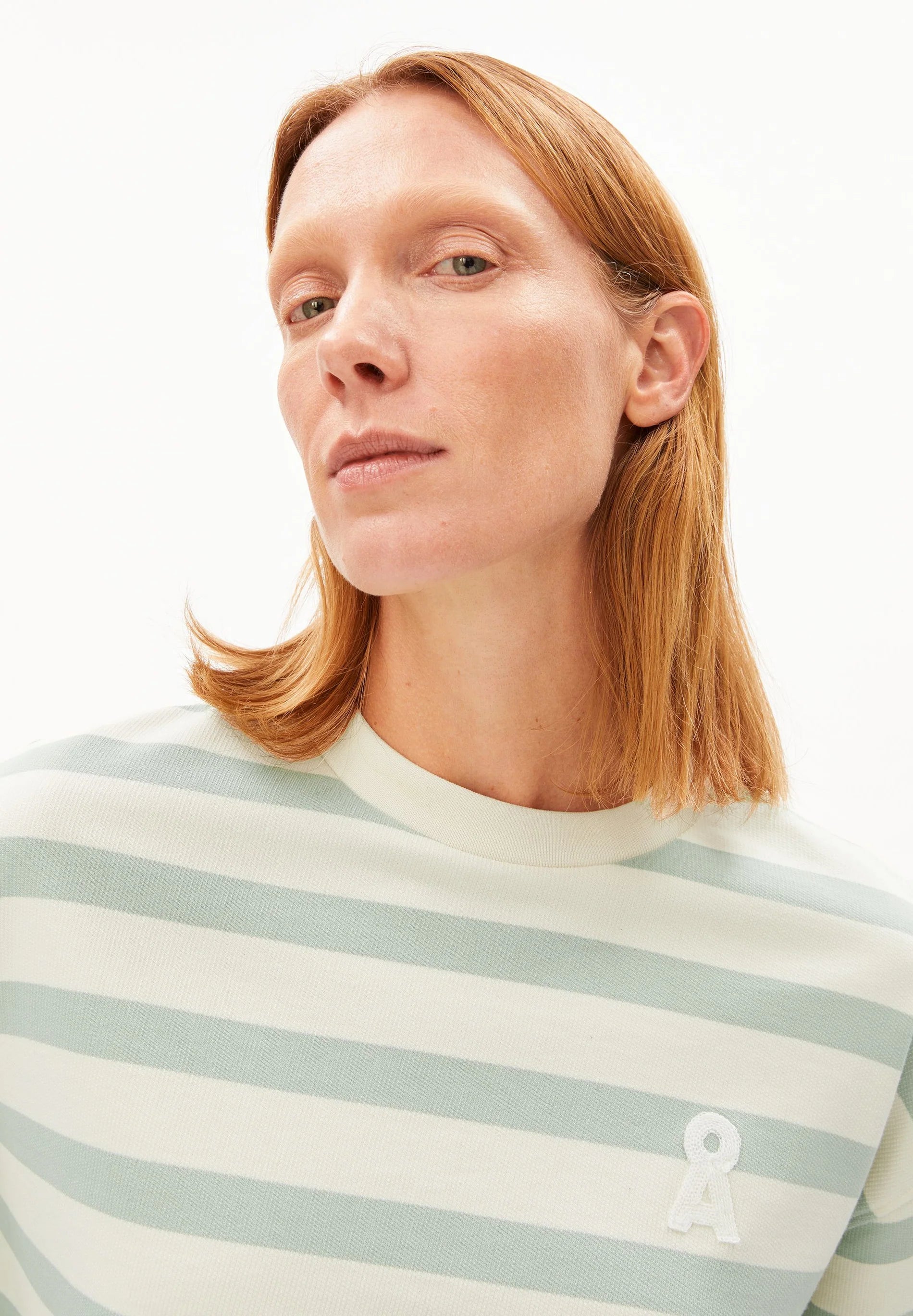 ArmedAngels - Iconic Å Frankaa Bold Sweatshirt in Undyed-Foam