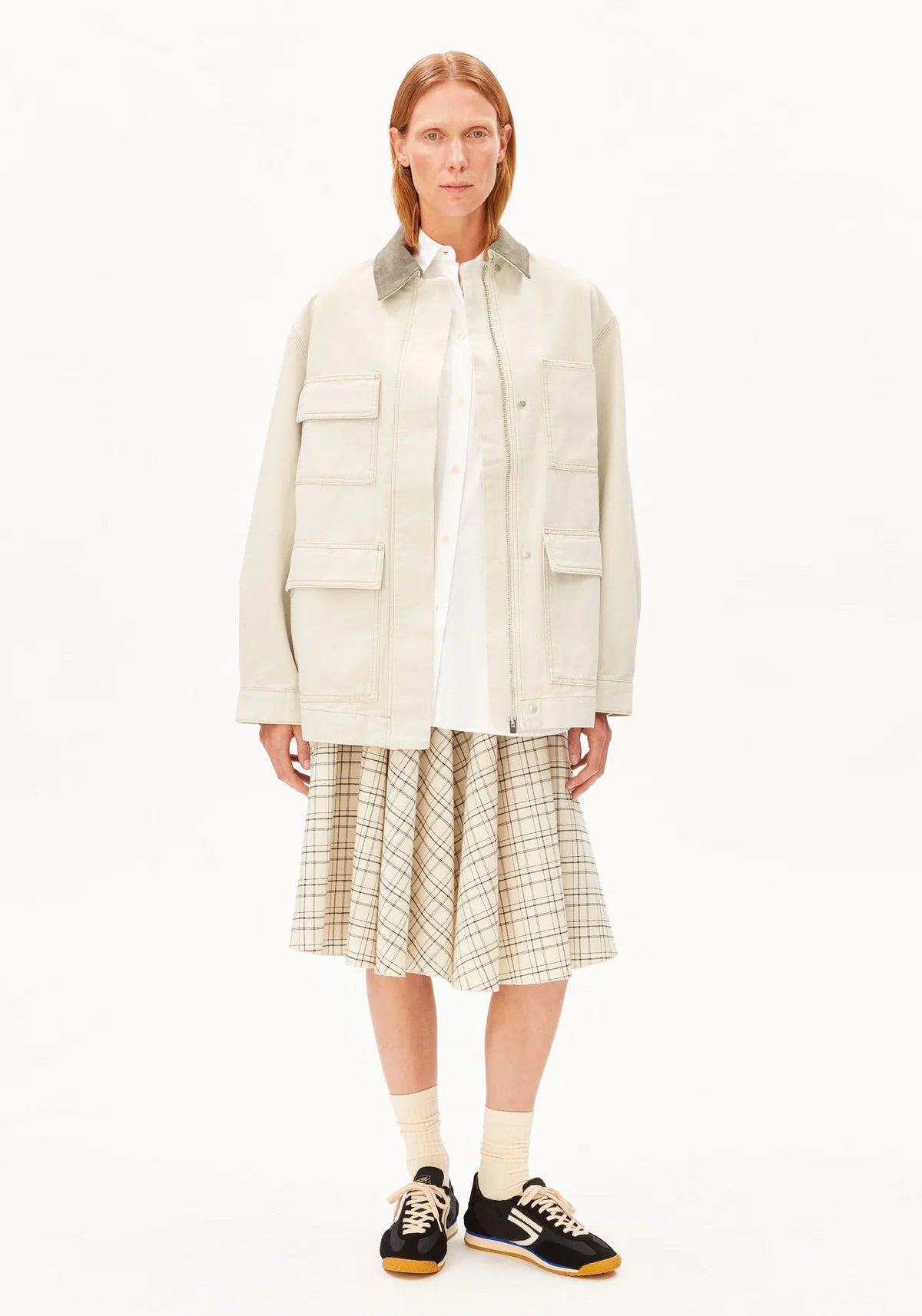 ArmedAngels - Workwear Canvas Jacket in Undyed