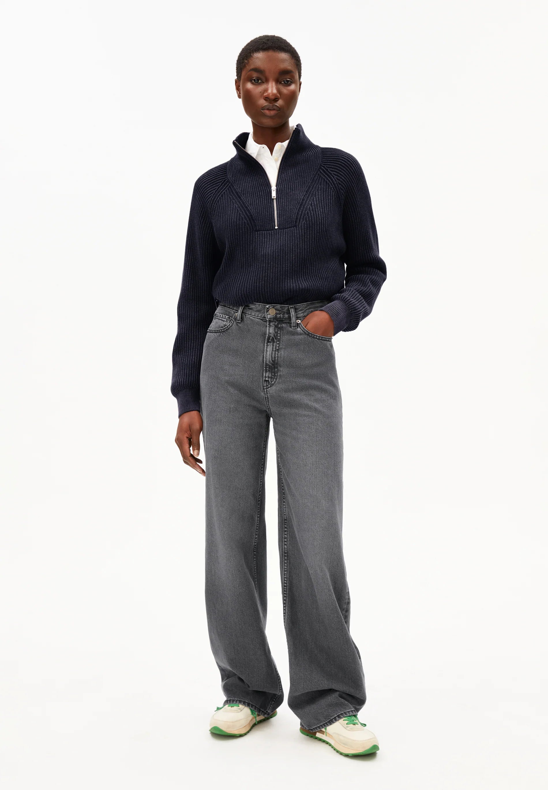 ArmedAngels - Ronyiaas GMT Dye Pullover in Night Sky