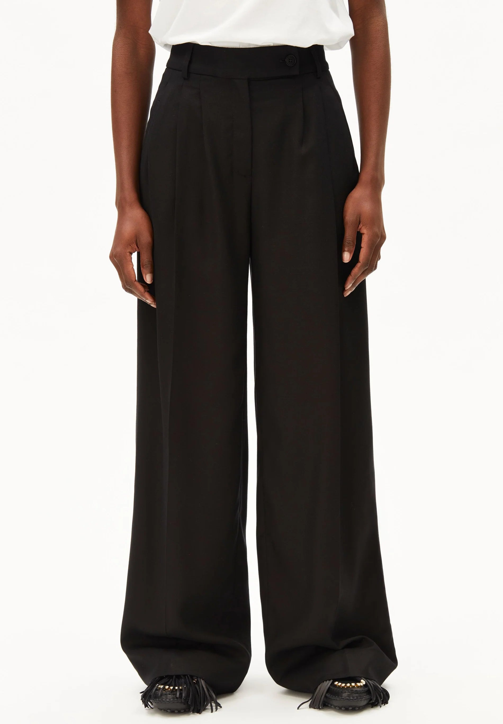 ArmedAngels - Kaayua Lino Pant in Black