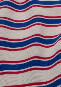 ArmedAngels - Merinaa Stripes Knit Sweater in Oatmilk-Mars Red-Dynamo Blue