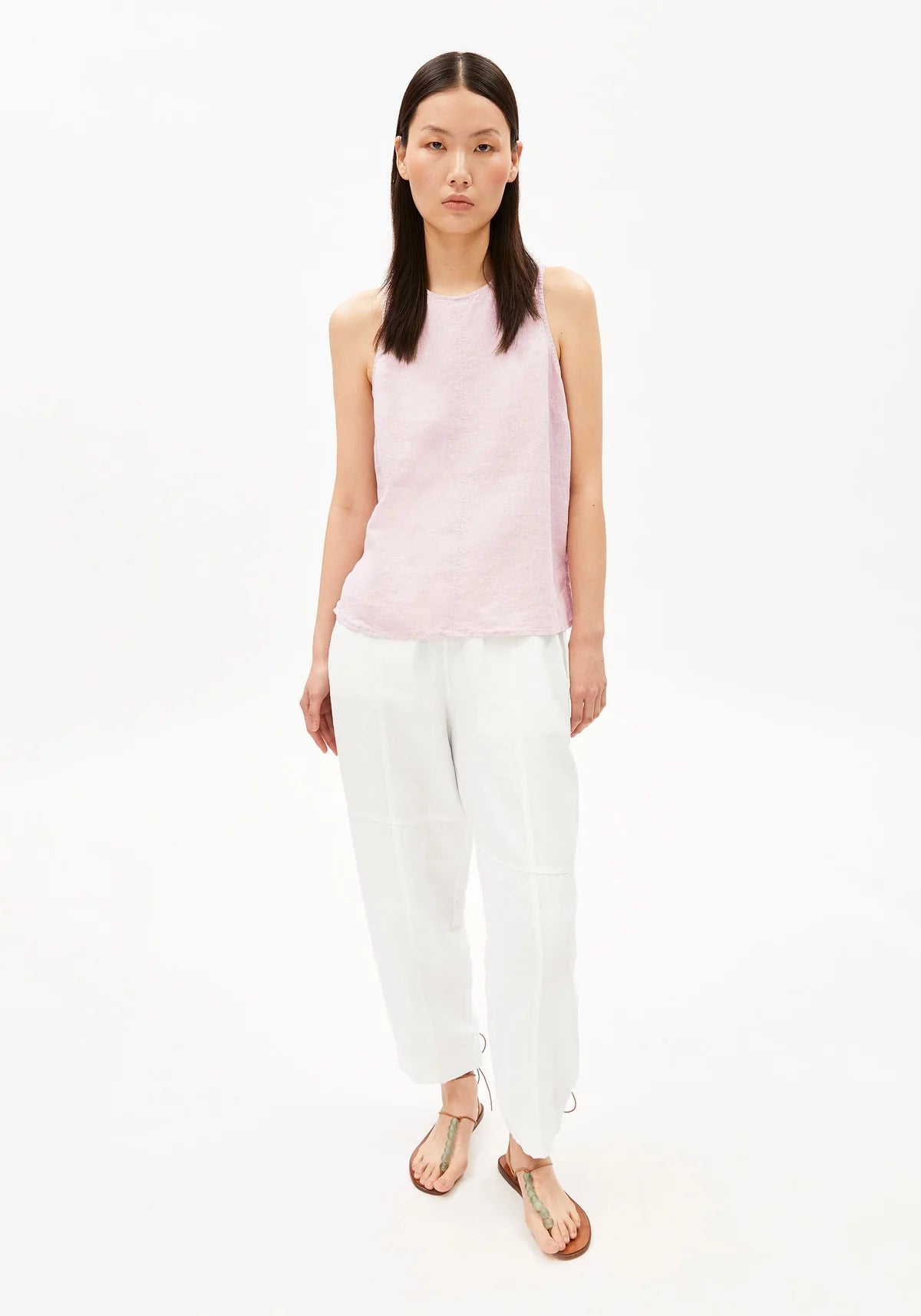 ArmedAngels - Pure Linen Blouse Top in Pink Mist
