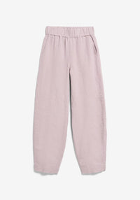 ArmedAngels - Pure Linen Pull On Barrel Pant in Pink Mist