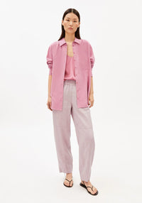 ArmedAngels - Pure Linen Pull On Barrel Pant in Pink Mist