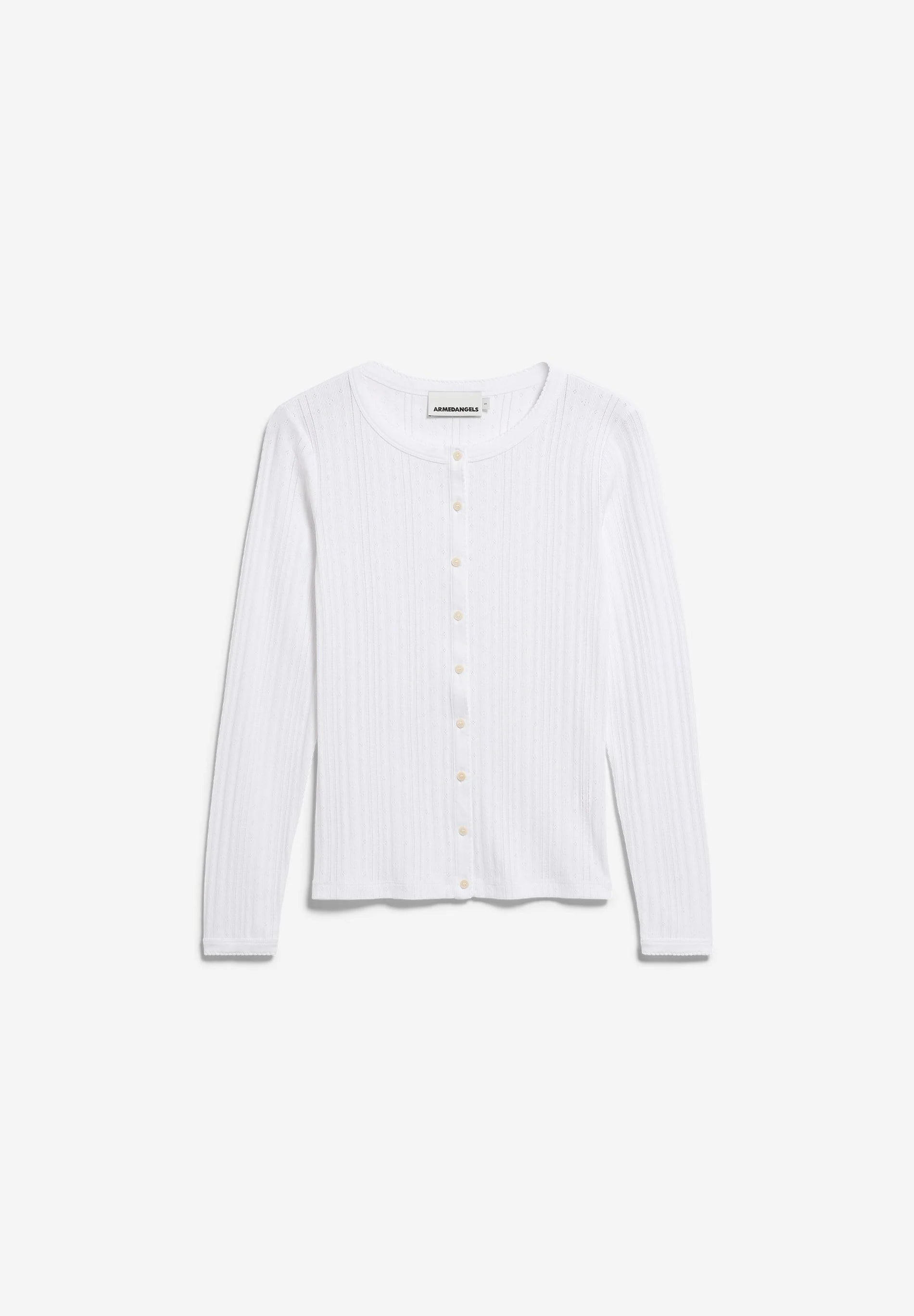 ArmedAngels - Pointelle Cardigan in White