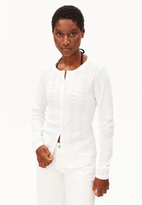 ArmedAngels - Pointelle Cardigan in White