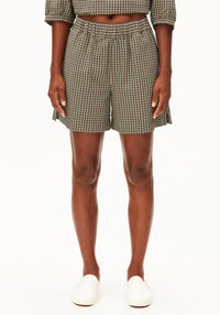 ArmedAngels - Vichy Seersucker Short in Foam-Dried Palm